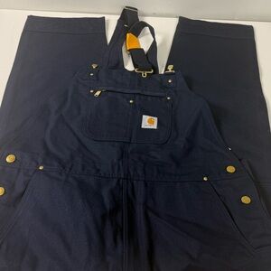 Carhartt Duck Canvas Relaxed Fit Bib Overalls NWT Stret New